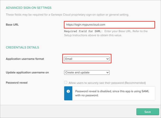 In Okta, Sign On page, configure attributes (optional)