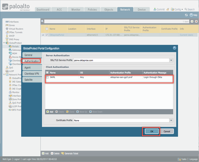 globalprotect internal gateway