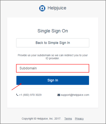 helpjuice SSO page 2