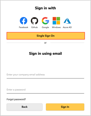 go to https://logit.io/sign-in, click Single Sign On