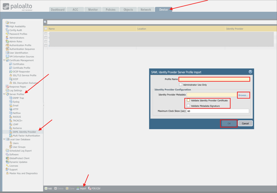 palo alto globalprotect configuration