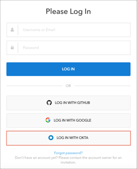 Go to your Organization login URL, click LOG IN WITH OKTA