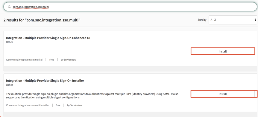 Install Multi-provider SSO Plugin in ServiceNow and install Enhanced UI in ServiceNow